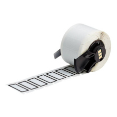 Этикетки Brady M6‐24‐486‐BK полиэстер, 28.7 х 12.7 мм, серебристые, 500 шт [brd173772]