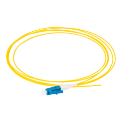 Оптический пигтейл (коммутационный монтажный шнур) ITK SM, 9/125 (OS2), LC/UPC, LSZH, 1.5 м [FPT09-LCU-C1L-1M5]