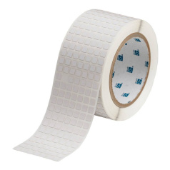 Этикетки Brady THT-70-719-20 полиимид, 6.35 х 6.35 мм, белые матовые, 20 000 шт [brd134318]