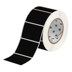 Этикетки Brady THT-19-8117-1 полиэстер, 76.2 х 50.8 мм, черные матовые, 1000 шт [brd148172]