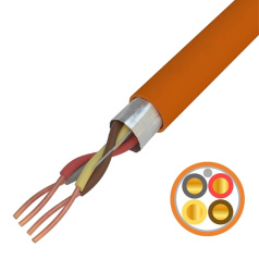 Кабель огнестойкий КПСЭнг(А)-FRLS Rexant 2x2x0.50 мм² [01-4909-1]