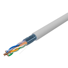 Кабель витая пара F/UTP PROconnect, cat 5, 4PR, 24AWG, внутренний, серый, 100 м [01-0152-100]