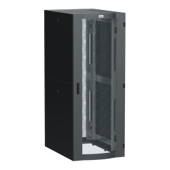 Шкаф серверный 19" ITK LINEA S 42U 750х1200 мм, чёрный [LS05-42U72-2PP]