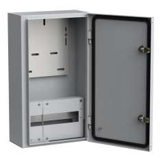 Корпус металлический IEK TITAN ЩУРн-3/12, 540х310х165 мм, IP54, без окна, серый [MKM32-N-12-54-Z]
