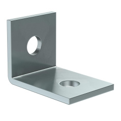 Уголок крепежный одинарный для STRUT-профиля IEK HDZ [CLM50D-UOS-058-40-HDZ]