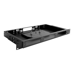 Оптический кросс укомплектованный ITK 1U 24 LC Duplex (OS2) черный [IND-FOBX24-1U-24LCUD09]