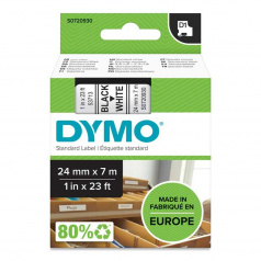Картридж Dymo S0720930/53713, 24 мм, черный на белом