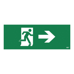 Самоклеящаяся этикетка IEK 350х130 мм, Фигура/стрелка вправо [LPC10-1-35-13-FNAPR]