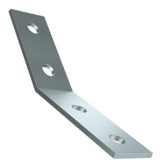 Уголок крепежный наклонный для STRUT-профиля IEK, 30 град., HDZ [CLM50D-UNS-030-40-HDZ]