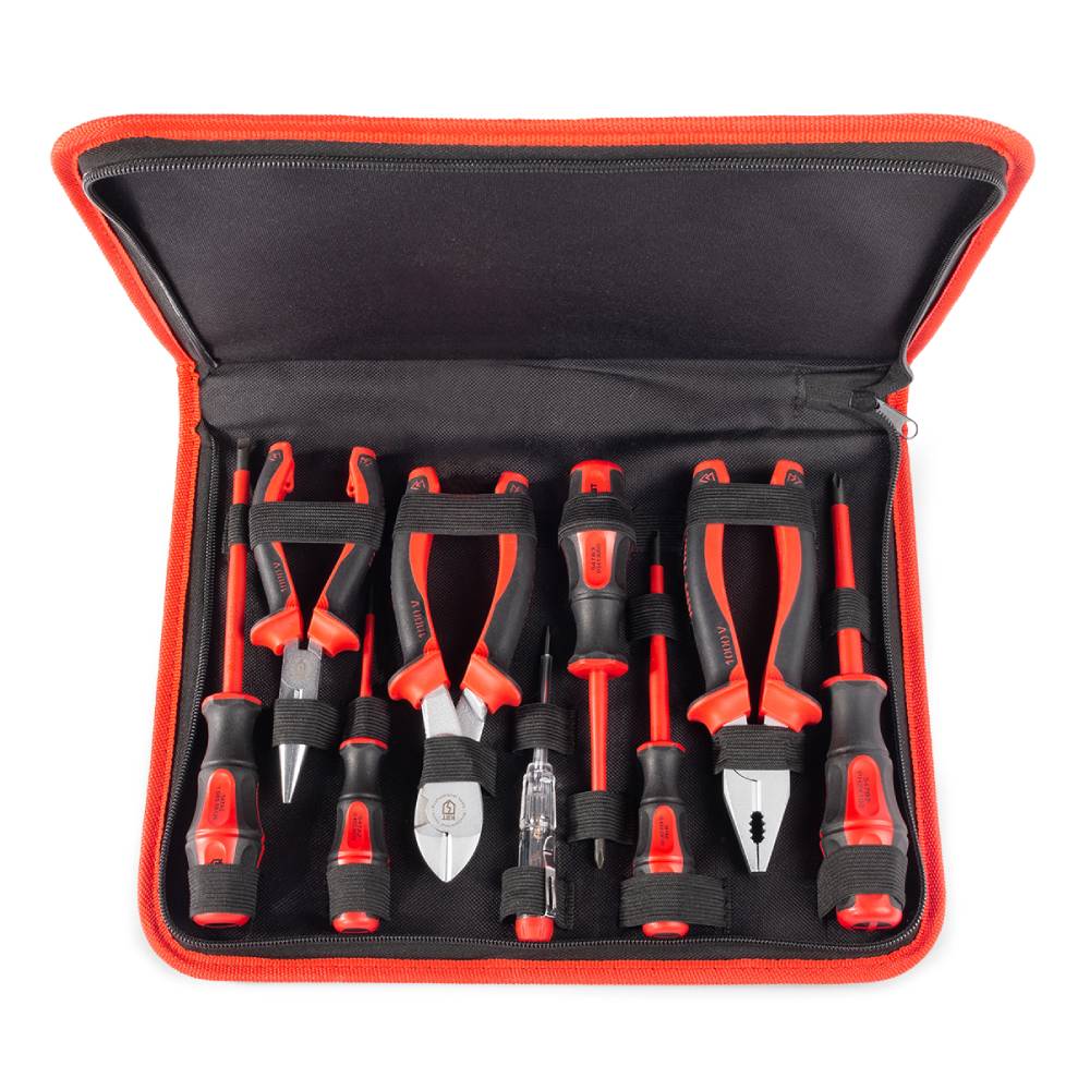 Набор диэлектрического инструмента КВТ НИИ-01 «СТАНДАРТ» (9 предметов) [59380]