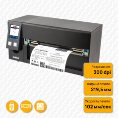 Термотрансферный принтер этикеток Godex HD830i, Ethernet, USB Host, SU, RTC [011-H83022-000]