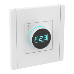 Термостат электронный FP252 IEK «FORTE&PIANO» с индикатором, белый [FP-RT11-K01]