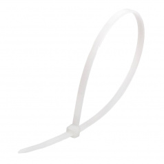 Кабельные стяжки нейлоновые Fortisflex КСС «NORD» 8х750, белые (100 шт) [89937]
