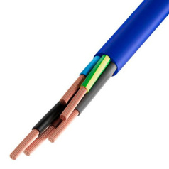 Кабель гибкий медный КГВВнг(А)-LS, 5х1.5 мм², (N PE) 380/660-2 [10024]