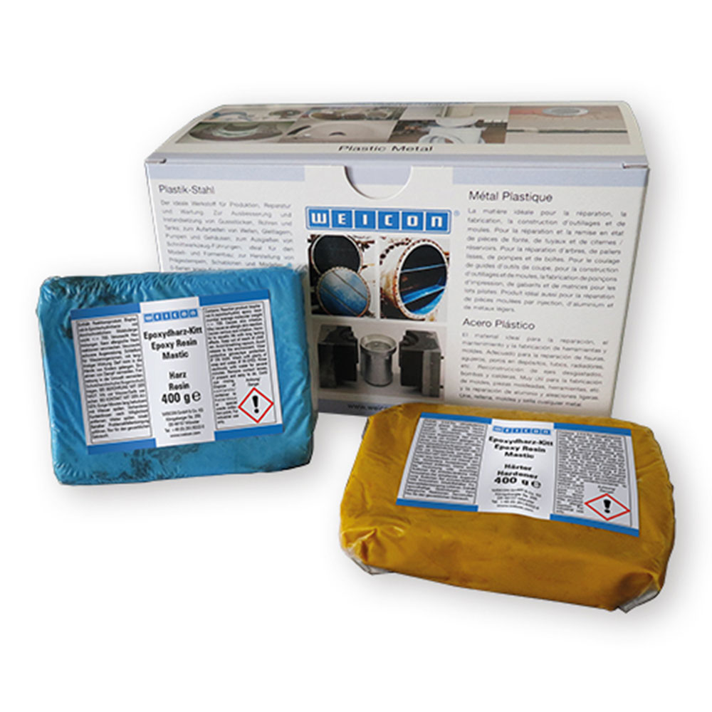Эпоксидный ремонтный набор Weicon Resin Putty, 0.8 кг [wcn10500800]