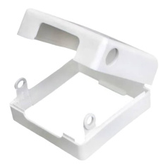 Блокиратор для настенной одинарной розетки, полипропилен, белый [gwrD61]