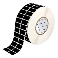 Этикетки Brady THT-6-8591-10-BK полиэстер, 38.1 х 19.05 мм, черные, 10000 шт [brd149115]