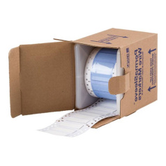 Термоусадочный маркер Brady PS-375-2-WT-S, 50.8 х 16.4 мм, белые, 250 шт [brd32146]