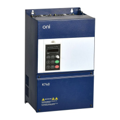 Преобразователь частоты ONI K740 380В, 3 фазы, 15-18.5кВт, 32-37А, с тормозом и дросселем постоянного тока, энкодер [K740-33-15G18PTRM]