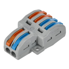 Клемма соединительная проходная IEK СМК 222-4124, разветвительная [UKZ20-4124-050]