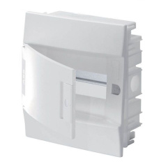 Бокс в нишу ABB MISTRAL41F / 8M, непрозрачная дверь, с клеммами N+PE [1SLM004102A1102]
