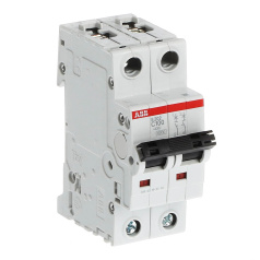 Автоматический выключатель ABB S202 2P C100 6кА [2CDS252001R0824]