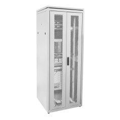 Шкаф сетевой 19" ITK LINEA N 48U 800х1100 мм, серый [IND-LN35-48U81-P2P-RTC]