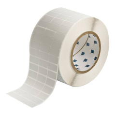 Этикетки Brady THT-5-428-10 полиэстер, 25.4 х 12.7 мм, серебристые матовые, 10000 шт [brd30108]