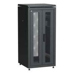 Шкаф сетевой 19" ITK LINEA N 24U 600х600 мм, чёрный [LN05-24U66-2PP]
