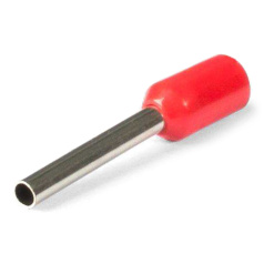 Наконечник штыревой втулочный изолированный КВТ НШВИ 1.0-12 [79439]