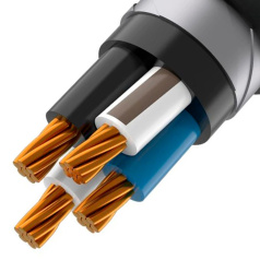 Кабель силовой медный ВБШвнг(А)-LS TOKOV ELECTRIC, 4х25 мм², МК (N), 1 кВ [УТ000030867]
