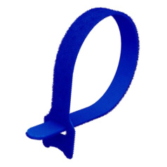 Хомут-липучка Rexant 230 х 13 мм, синяя (12 шт) [07-7215]