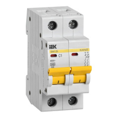 Автоматический выключатель IEK KARAT ВА47-29 2P C 1А 4.5кА [MVA20-2-001-C]
