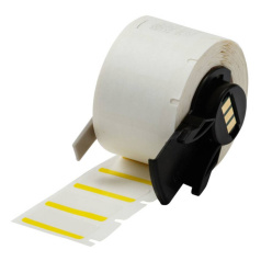 Этикетки Brady M6‐17‐494‐YL полиэстер, 25.4 х 12.7 мм, желтый, 500 шт [brd173494]