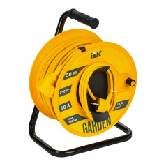 Удлинитель на катушке УК50 IEK GARDEN, 2P+PE 3х1.5 мм², 50 м [GD-KP20-16-01-50]