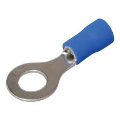 Наконечник кольцевой изолированный IEK НКИ 2-6 с ПВХ манжетой (100 шт) [UNL20-D25-4-6]