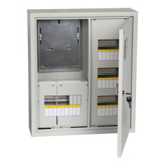 Корпус металлический IEK TITAN ЩУРн-3/24, 560х480х165 мм, IP31, серый [MKM32-N-24-31-ZO]