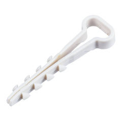 Дюбель-хомут для плоских проводов IEK 5 х 10 мм, белый (25 шт) [UDH14-05-10-025-K01]