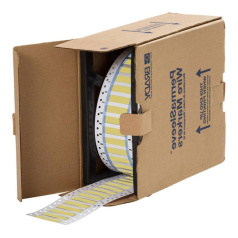 Термоусадочный маркер Brady 3PS-250-2-YL полиолефин, 50.8 х 11.15 мм, желтые, 2500 шт [brd32504]