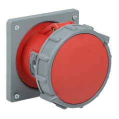 Розетка встраиваемая IEK MAGNUM ССИ-435 63А-6ч/200-415В 3P+PE+N IP67 [PSN70-063-5-2-67]