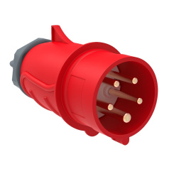 Вилка переносная IEK MAGNUM ССИ-025 32А-6ч/200/346-240/415В 3P+PE+N IP44 [PSN02-032-5]