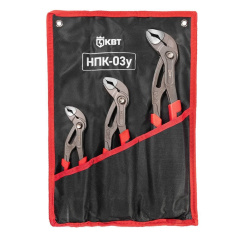 Набор переставных клещей КВТ НПК-03у, 3 шт (101544)