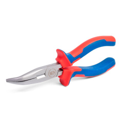 Длинногубцы изогнутые КВТ МАСТЕР, 160 мм (77424)