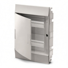 Бокс в нишу ABB MISTRAL41F / 36, непрозрачная дверь, с клеммами N+PE, 2 ряда [1SLM004102A1106]