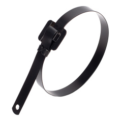 Стальные кабельные стяжки бугельного типа с полимерным покрытием Fortisflex СКБ-П (316) 9.6x450 [74167]