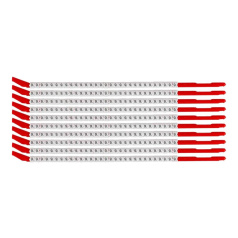Клипсы для проводов Brady SCN-10-9 диаметр 2.8-3.4 мм, легенда "9", нейлон, белые, 300 шт [brd313109]