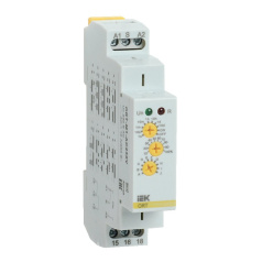Реле времени многофункциональный ORT IEK 1 контакт 230В AC [ORT-M1-AC230V]