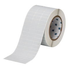 Этикетки Brady THT-3-428-10 полиэстер, 25.4 х 9.53 мм, серебристые матовые, 1000 шт [brd30217]