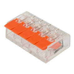 Клемма соединительная рычажковая Rexant СМК 221-415 [07-5205]