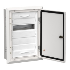 Корпус металлический IEK TITAN 5 ЩРв-24 (1х24), 505х365х130 мм, IP31, белый [TI5-50-V-024-31]